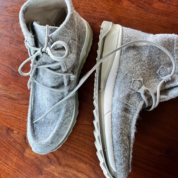Gaimo Women's Gray Felted Booties-‎ Size 41 (10US) - Picture 7 of 10